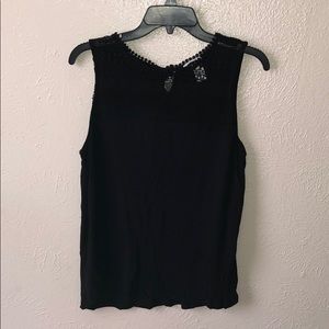 Black tank top